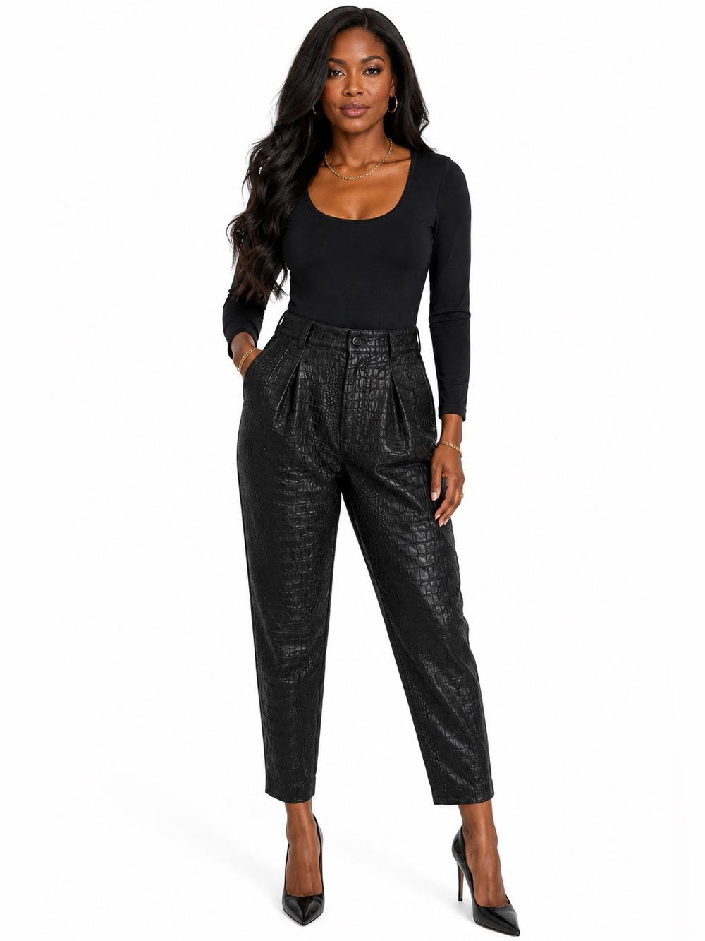 Vintage Christian Lauren Embossed Pant